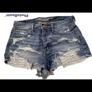 American Eagle Outfitters Vintage Hi Rise Festival Jean Shorts